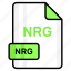 nrg, file, format, page, document, sheet, paper 
