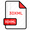 3dxml, file, format, page, document, sheet, paper