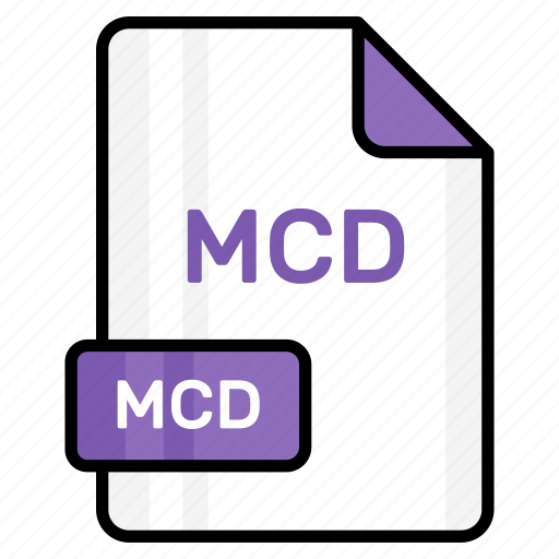 Mcd, file, format, page, document, sheet, paper icon - Download on Iconfinder