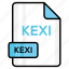 kexi, file, format, page, document, sheet, paper 