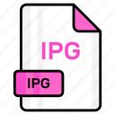 ipg, file, format, page, document, sheet, paper