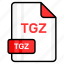 tgz, file, format, page, document, sheet, paper 