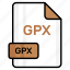 gpx, file, format, page, document, sheet, paper 