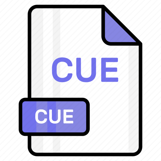 Cue, file, format, page, document, sheet, paper icon - Download on Iconfinder