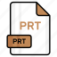 prt, file, format, page, document, sheet, paper 
