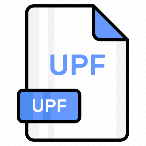 Upf, file, format, page, document, sheet, paper icon - Download on Iconfinder