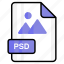 psd, file, format, page, document, sheet, paper 