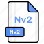 nv2, file, format, page, document, sheet, paper 