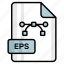 eps, file, format, page, document, sheet, paper 