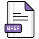 bref, file, format, page, document, sheet, paper