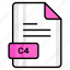 c4, file, format, page, document, sheet, paper 