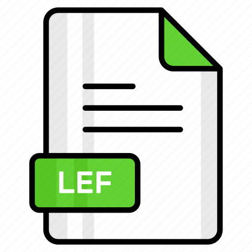Lef, file, format, page, document, sheet, paper icon - Download on Iconfinder