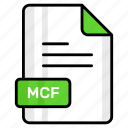 mcf, file, format, page, document, sheet, paper