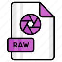 raw, file, format, page, document, sheet, paper