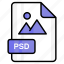 psd, file, format, page, document, sheet, paper 
