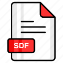 sdf, file, format, page, document, sheet, paper