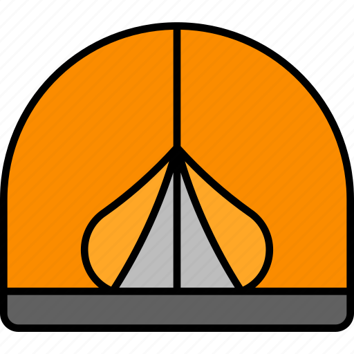Camping, tent, building, architecture, vacation, rural icon - Download on Iconfinder