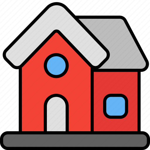 Detached, building, architecture, house, home, residential, real icon - Download on Iconfinder