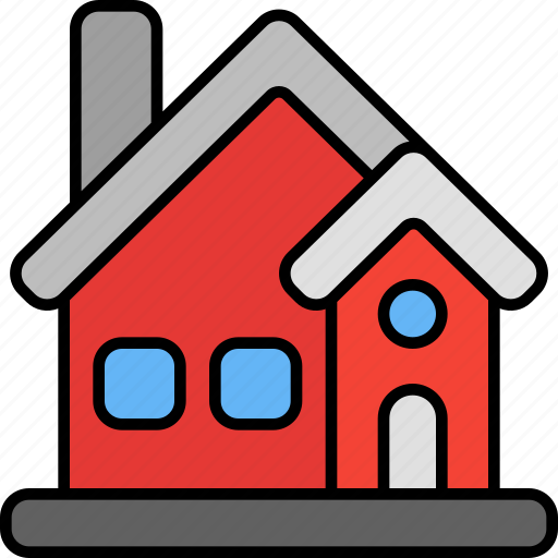 House, building, architecture, home, residential, accommodation, real icon - Download on Iconfinder