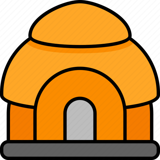 Hut, building, architecture, mud, house, home, cottage icon - Download on Iconfinder