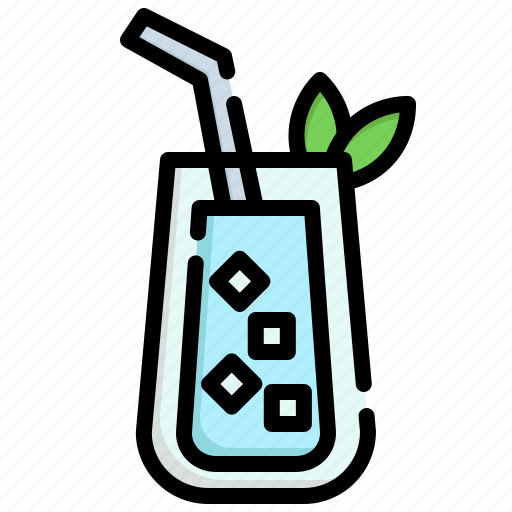 Bluehawaiisoda, softdrink, drink, bluehawaii, soda icon - Download on Iconfinder