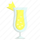 pinacolada, softdrink, drink, pineapple
