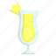pinacolada, softdrink, drink, pineapple 