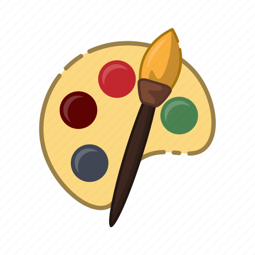 Art, paint, brush, palette icon - Download on Iconfinder