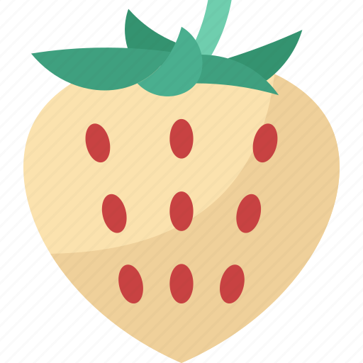 Pineberry, fruit, strawberry, albino, sweet icon - Download on Iconfinder