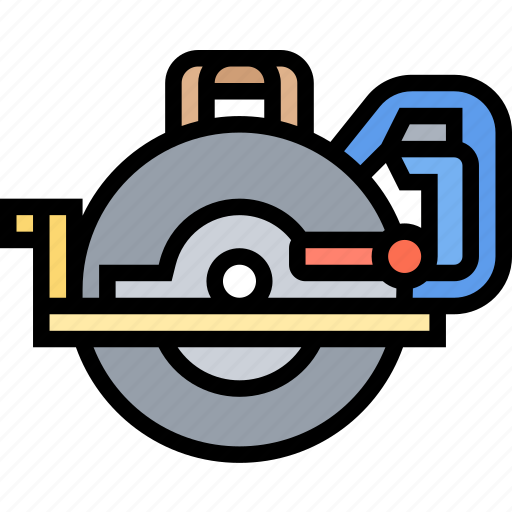 Saw, circular, blade, cutter, electric icon - Download on Iconfinder