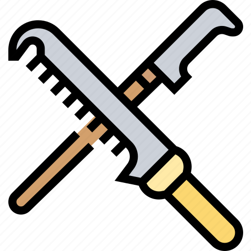 Saw, pole, manual, trimming, tree icon - Download on Iconfinder