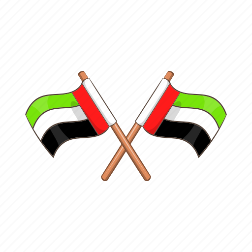 Cartoon, country, flag, nation, national, sign, uae icon - Download on Iconfinder