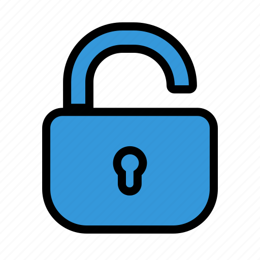 Padlock, unlock, open, protection, safety icon - Download on Iconfinder