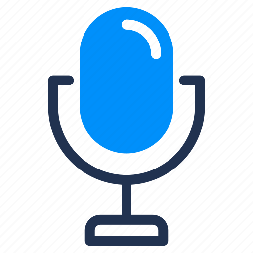 Microphone, ui, sound, audio, voice, record, broadcast icon - Download on Iconfinder