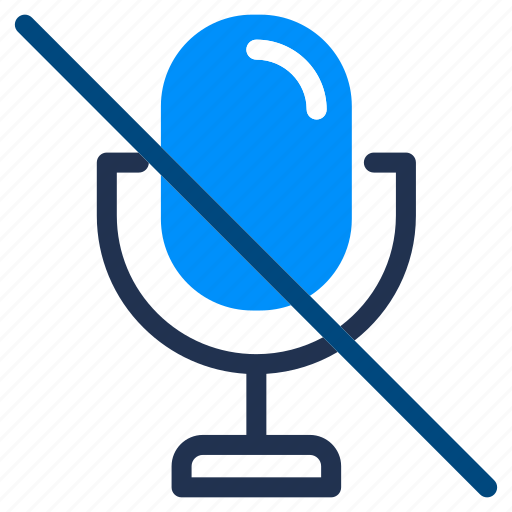 Microphone, mute, ui, sound, audio, voice, record icon - Download on Iconfinder