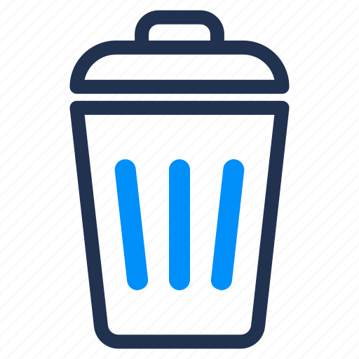 Ui, trash can, junk, container, bin, full, empty icon - Download on Iconfinder