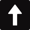 arrow, upward, up, direction
