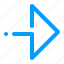 arrow, basic, forward, right, ui, ux, website 