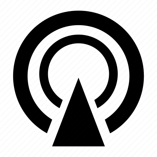 Broadcasting, podcast, radio, audio, media icon - Download on Iconfinder