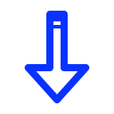 arrow, bottom, direction, down, navigation