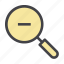 find, interface, magnifier, search, seo, user, zoom out 