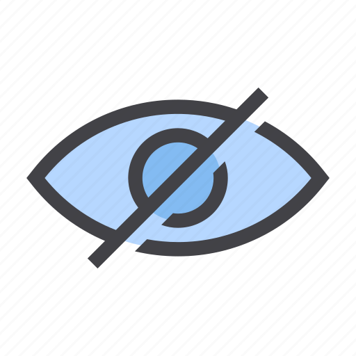 Disable, eye, hidden, hide, interface, no, vision icon - Download on Iconfinder