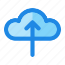 arrow, cloud, network, upload