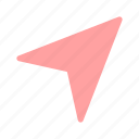 arrow, interface, paper, plane, right, send, share