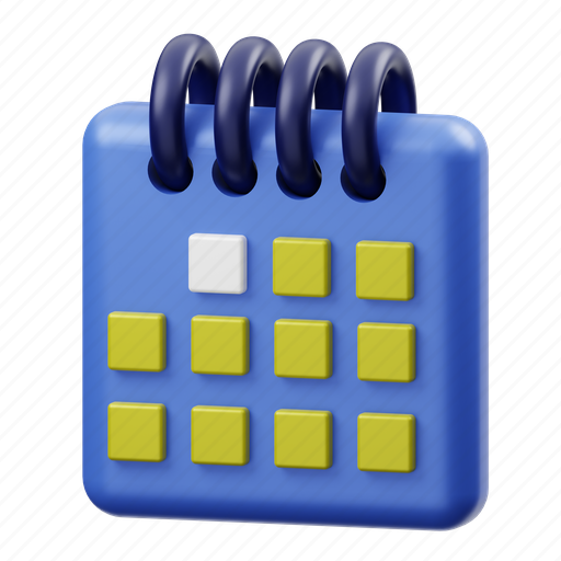 Calendar, date 3D illustration - Download on Iconfinder