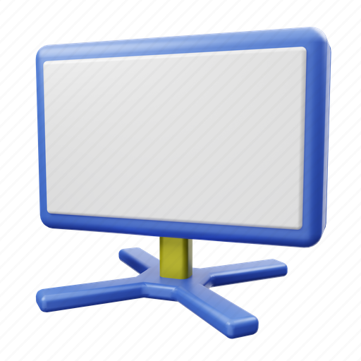 Monitor, screen 3D illustration - Download on Iconfinder
