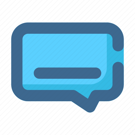 Bubble, chat, chatting, letter, message, mobile icon - Download on Iconfinder