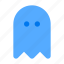 ghost, invisible, scary, spooky, emoji 