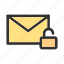 mail, message, unlock 