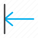 arrow, direction, left